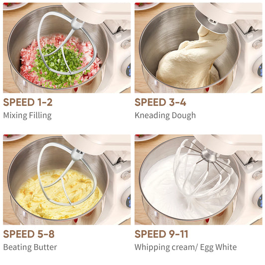 BioloMix 1200W Kitchen Food Stand Mixer