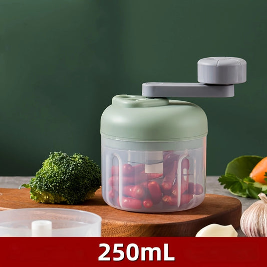 2pcs Manual Garlic Presses & Vegetable Chopper 2