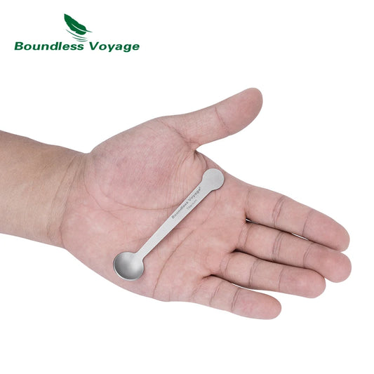 Boundless Voyage 5pcs Titanium Mini Coffee Spoon Set