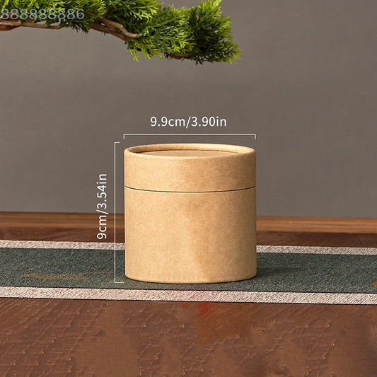 1PCS Round Kraft Paperboard Tube – Essential Oil Packaging
