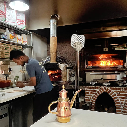 Handmade 450ml Copper Italy Olive Oil Bottle