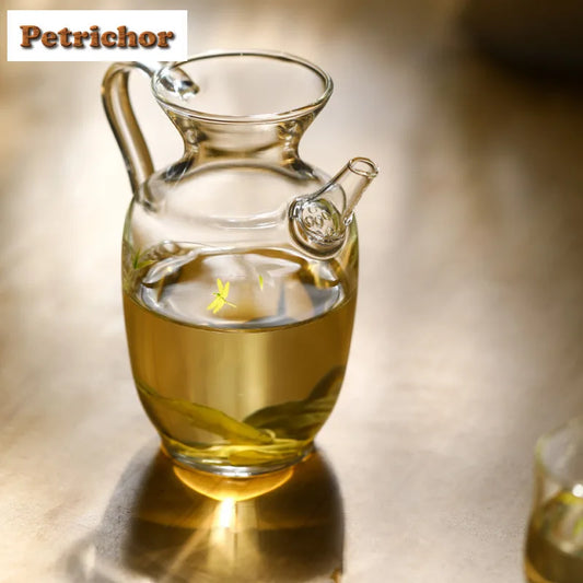 320ml Transparent Heat-resistant Glass Flower Teapot 3