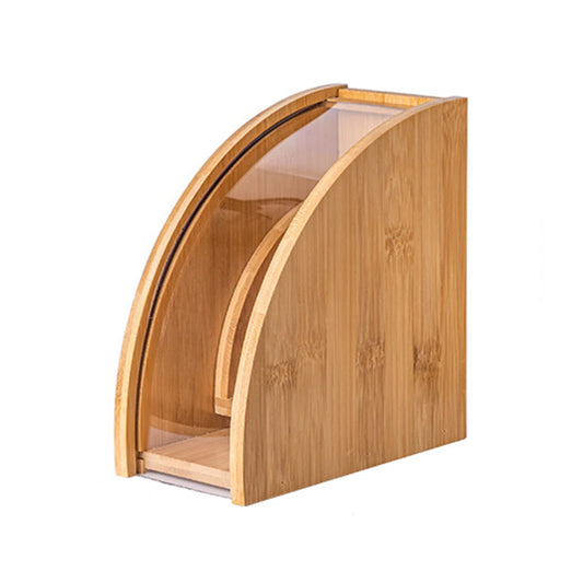 Leeseph Bamboo Coffee Filter Paper Storage Box