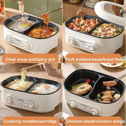 6L Double Liner Electric Hot Pot