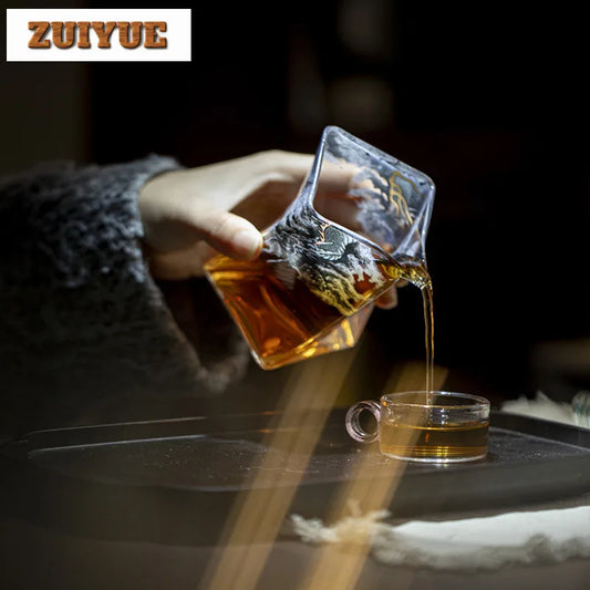 260ml High Borosilicate Glass Dragon Tea Pitcher 2