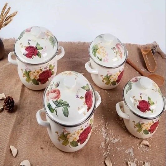 Enamel Casserole Cooking Pot