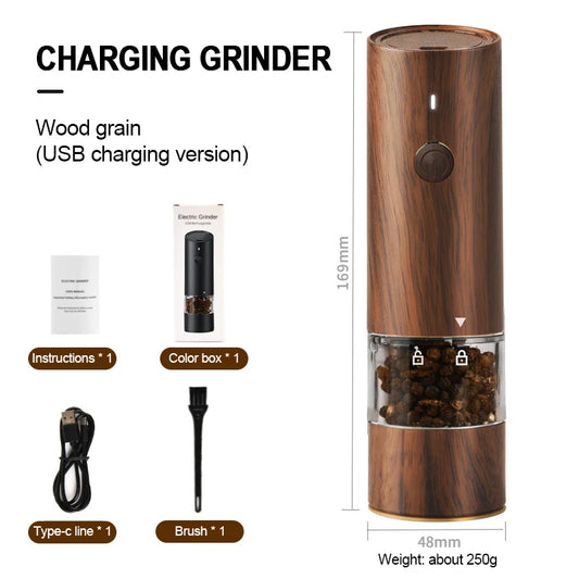 Electric Automatic Salt and Pepper Grinder