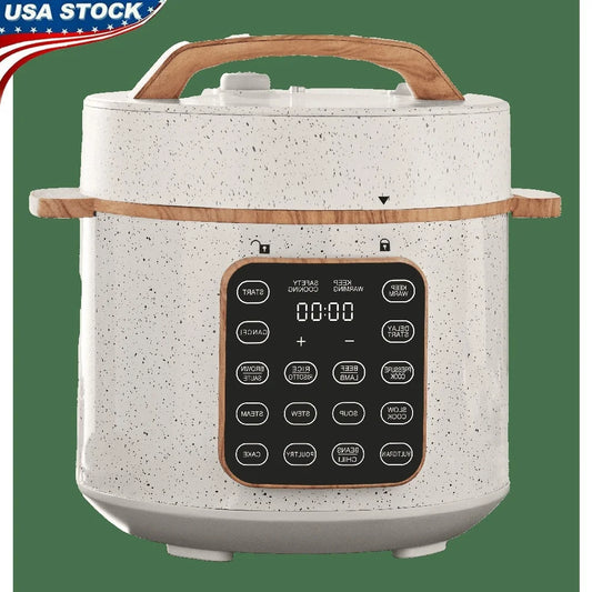 Linen Speckle 6-Quart Pressure Cooker 7-in-1