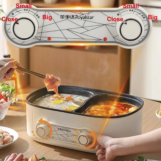 220V 6L Large Capacity Yuanyang Electric Hot Pot