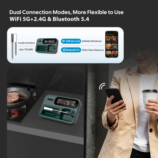 Smart Bluetooth Meat Thermometer