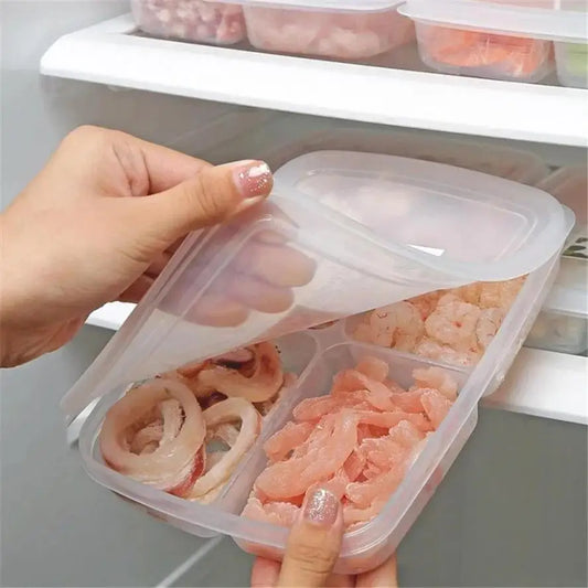 4 Grids Food Preparation Storage Box