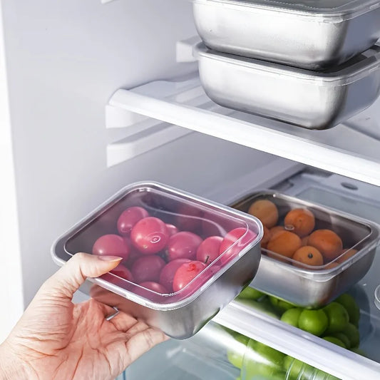 Stainless Steel Food Storage Containers (3pcs)
