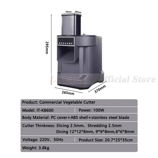 HomeWise K8600 3-in-1 Vegetable Cutter