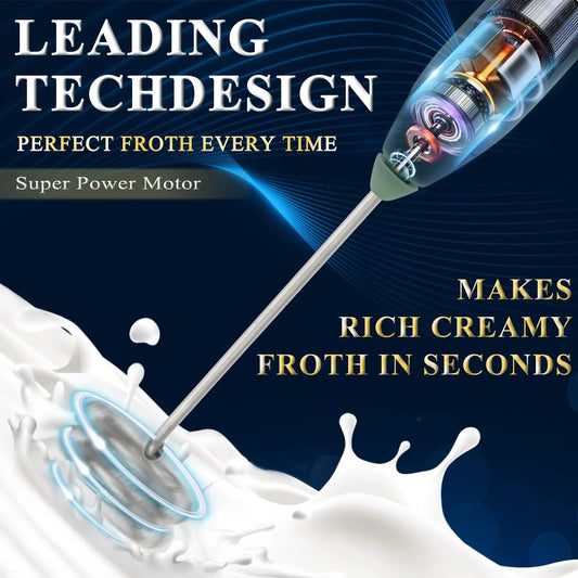 Handheld Milk Frother & Electric Whisk