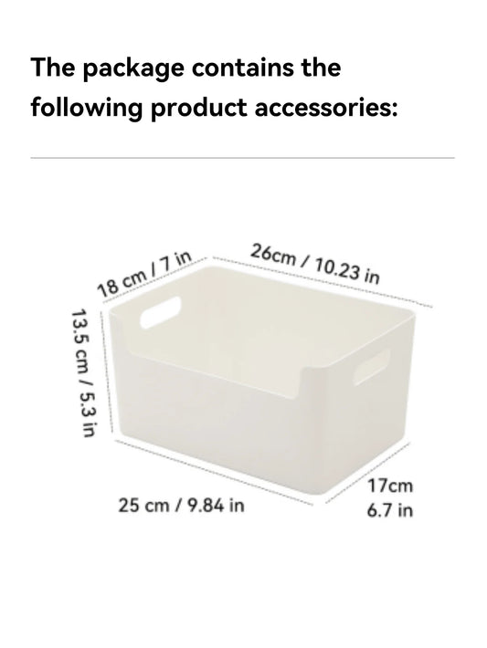 WORTHBUY Plastic Cabinet Storage Box
