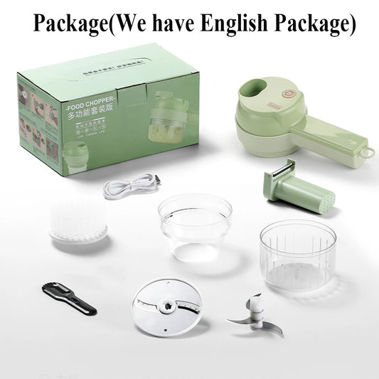 4-in-1 Electric Food Processor