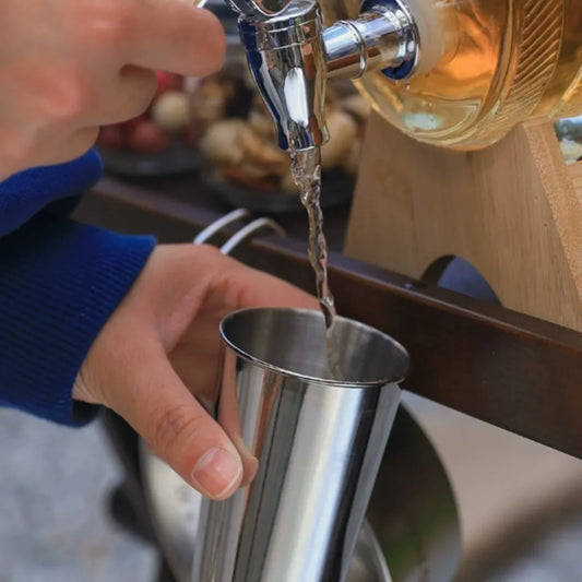 4PCS Stainless Steel Camping Cups Set