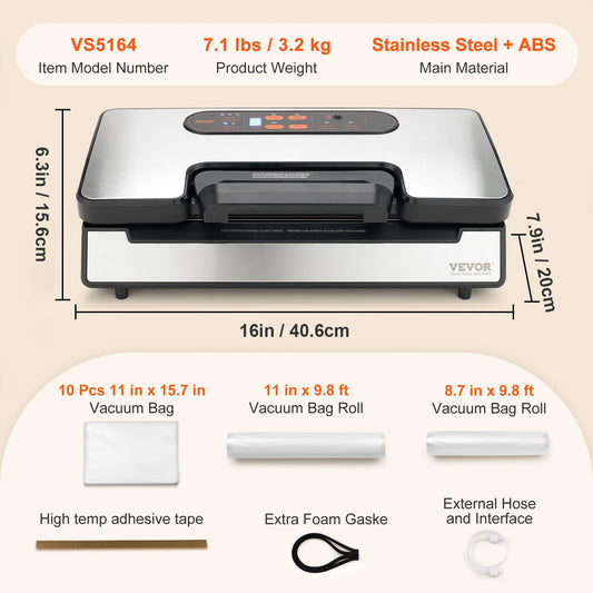 SucceBuy Vacuum Sealer – Food Packaging Machine