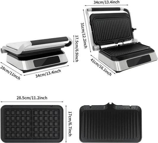 1600W Electric Sandwich Maker