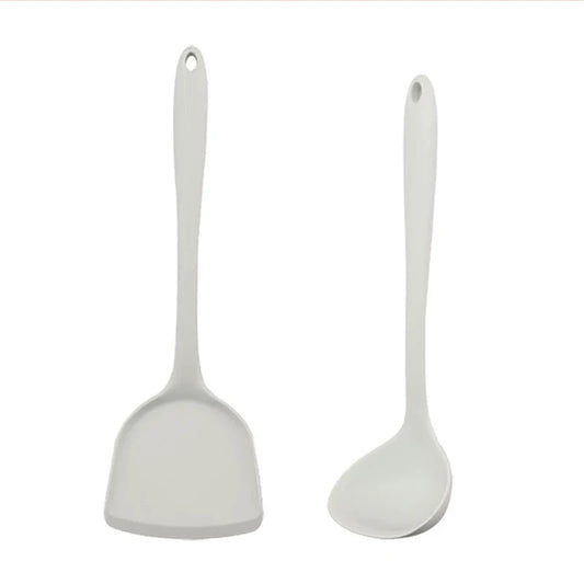 Heat-Resistant Silicone Stir Fry Spatula Set