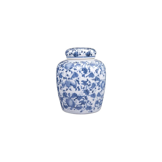 Ceramic Blue & White Ginger Jar