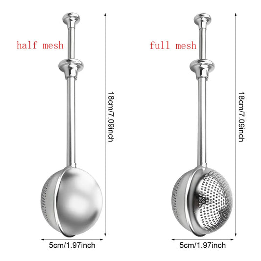 Stainless Steel Tea Strainer – 2pcs Tea Ball Infuser Set