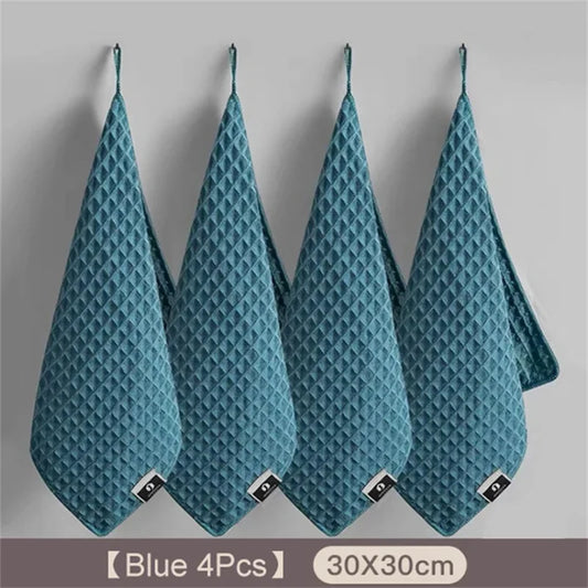 1/4Pcs Coffee Bar Cleaning Towels