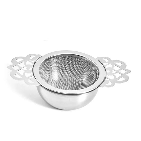 1PC Double Ear Stainless Steel Tea Strainer