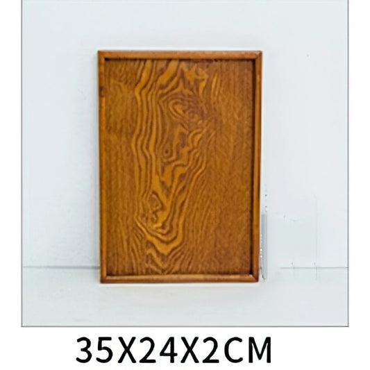 Wooden Tray Japanese Brown 30cm