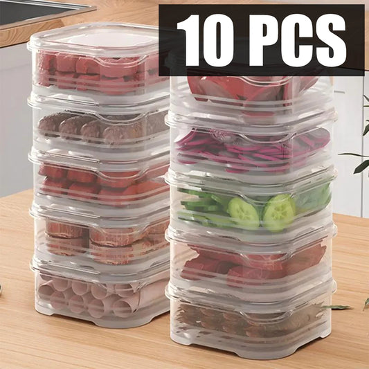 10pcs Refrigerator Fresh-Keeping Box