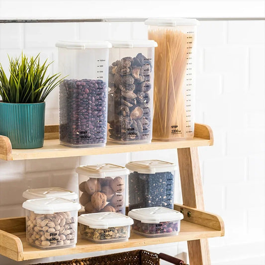 Plastic Sealed Food Storage Cans