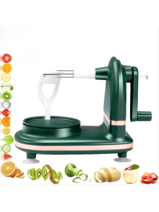 Multifunctional Stainless Steel Hand Crank Peeler