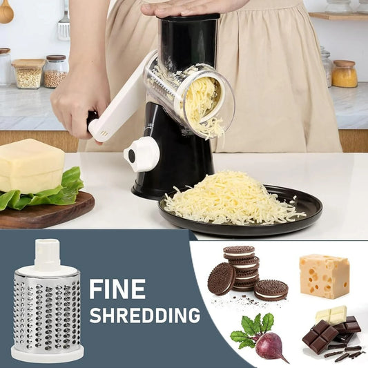 Efficient Dark Blue Rotary Cheese Grater