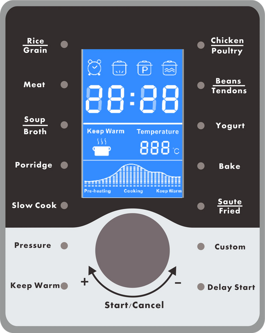 8L Smart Electric Pressure Cooker
