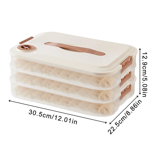 Multilayer Kitchen Food Grade Dumpling Storage Box