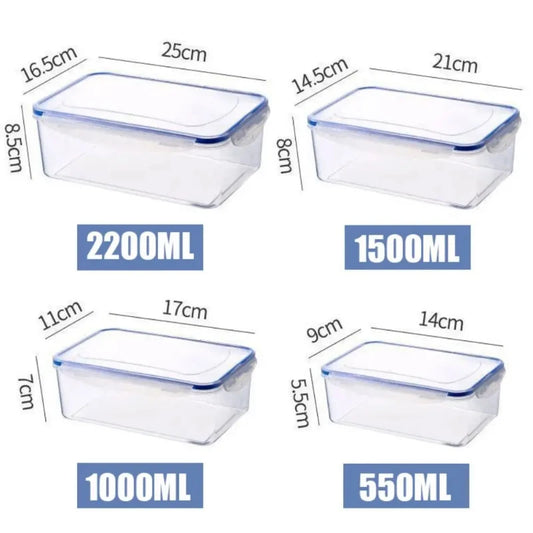 Sealed Rectangular Refrigerator Storage Box