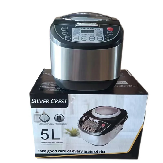Silver Crest 5L Smart Digital Rice Cooker
