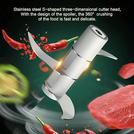 250ml USB Rechargeable Garlic & Onion Chopper