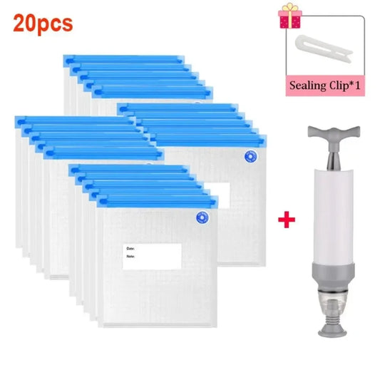 Reusable Vacuum Sealing Food Bags