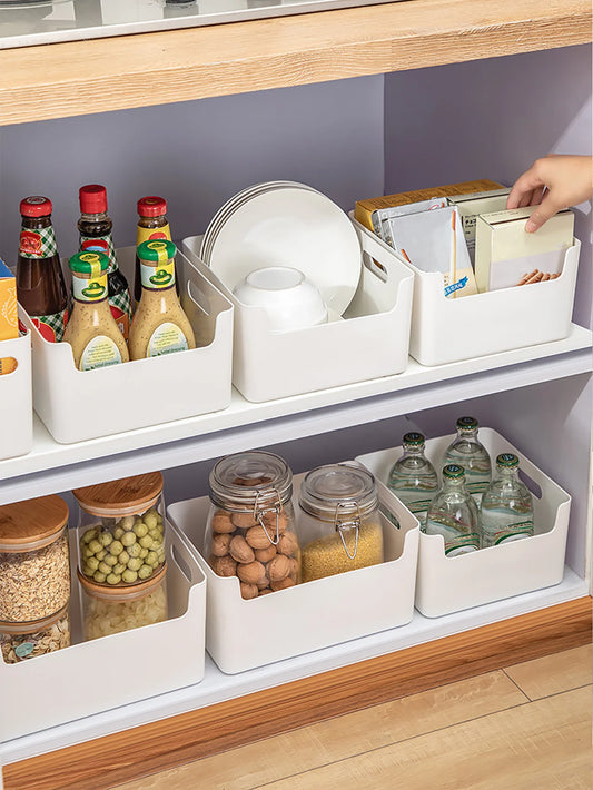 WORTHBUY Plastic Cabinet Storage Box