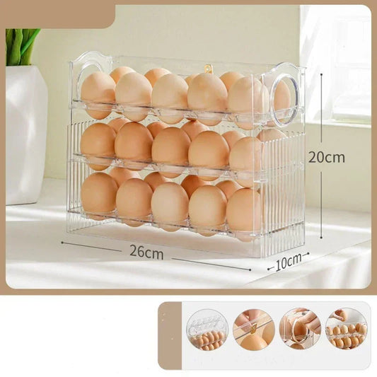 Portable Multi-Layer Egg Tray Organizer