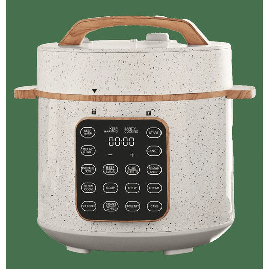 Linen Speckle 6-Quart Pressure Cooker 7-in-1