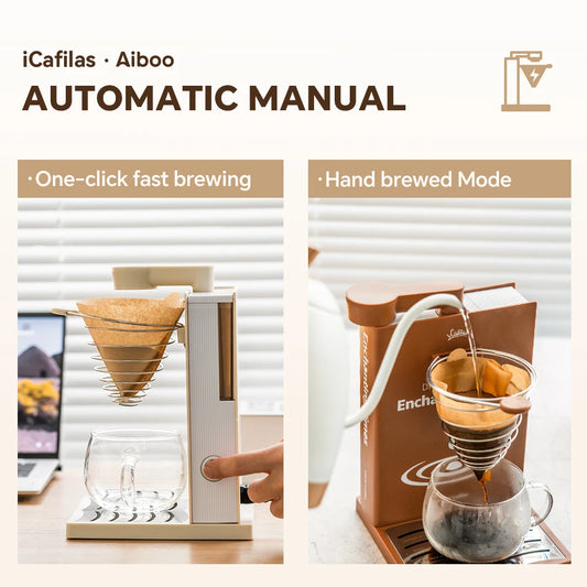 iCafilas Portable Foldable Electric Pour Over Coffee Maker