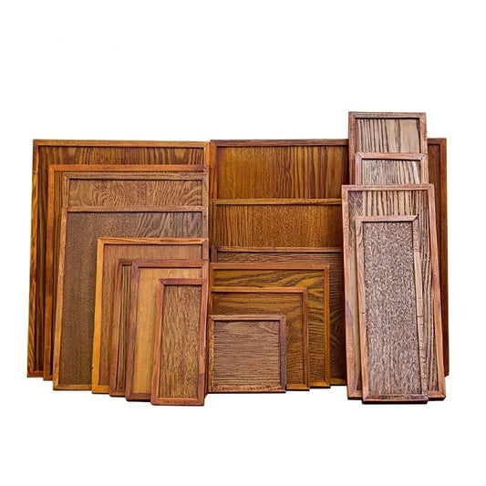 Wooden Tray Japanese Brown 30cm