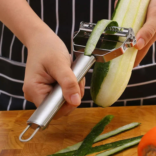 Stainless Steel Peeler & Grater – Multifunctional Kitchen Tool