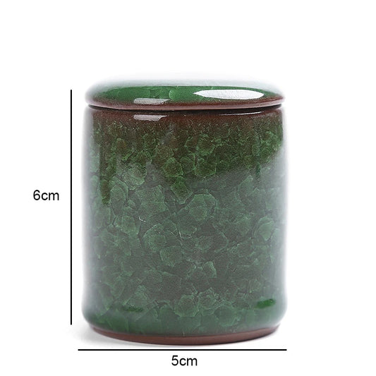 Mini Ice Cracked Glaze Ceramic Pot