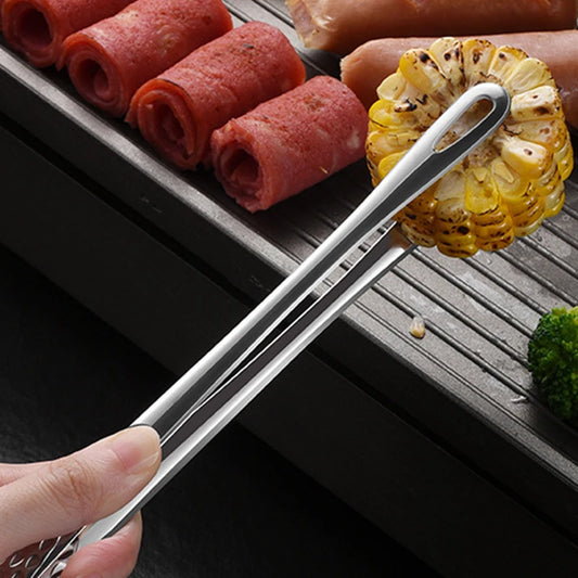 2Pcs Stainless Steel Kitchen Tongs