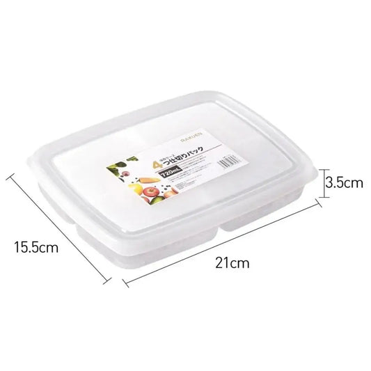 4 Grids Food Preparation Storage Box